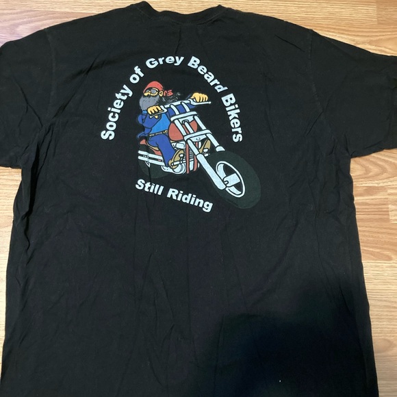 Society of Grey Beard Bikers Men’s T-Shirt - Picture 1 of 5